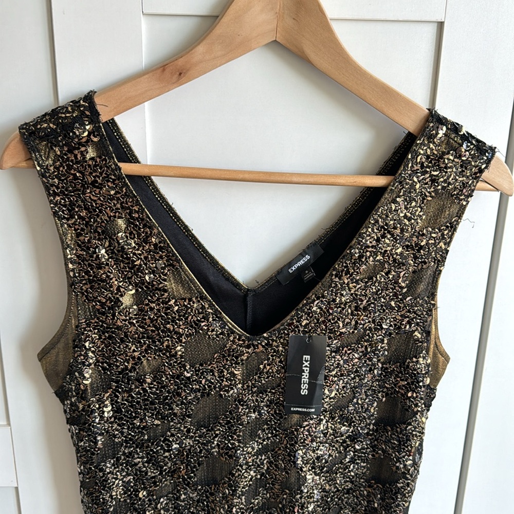 Express Sequins Mini Dress - Picture 2 of 9
